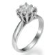 Invisible set, 0.64 carats that looks like 1.25 carats
