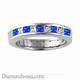 Diamonds & Sapphires Princess   ring