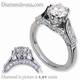 Designers antique engagement ring