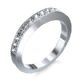 Princess diamond anniversary band, 1.20 carats