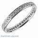 2.5mm Eternity Wedding Band, 0.35carats