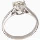 1 carat look, diamond Engagement ring