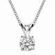 Solitaire pendant for Round diamonds