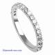 0.60 carat Round diamonds wedding ring.