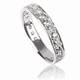 3mm Wedding band with 0.65 Carat round diamonds 