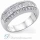Wedding or anniversary ring with 1 carat diamonds
