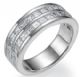 Caree diamonds wedding ring