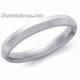 3mm Knife Edge Woman's wedding ring.
