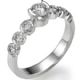 Seven diamonds engagement ring settings