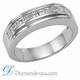 Wedding or Anniversary ring with Princess diamonds