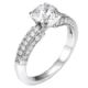 Three sides diamond covered