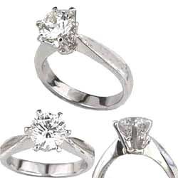 Designers solitaire engagement ring