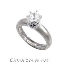 The Lips, solitaire engagement ring