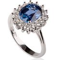 Princess Diana replica ring, 1.30 Cts Sapphire