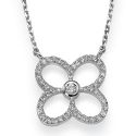 0.27 carat  diamond Club Pendant