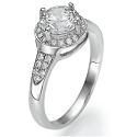 One row Halo for bigger diamonds