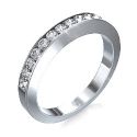 Wedding or Anniversary ring with round diamonds