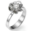 Viola Flower ring
