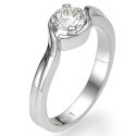Custom made engagement ring