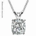 Pendant for Cushion cut diamonds-settings