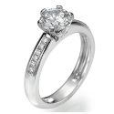 Tiffany Novo with side diamonds, Replica