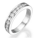 1.12 carats Round diamonds wedding band