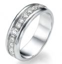 3/4 carat wedding band.5.75 mm 