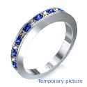 2 carats Princess eternity band