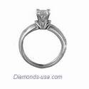 The Lips, solitaire engagement ring