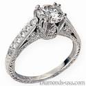 Edwardian antique angagement ring replica-settings