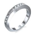 Wedding or anniversary Princess diamond ring,