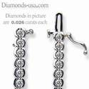 1.25 Carat G VS Round diamonds Tennis Bracelet