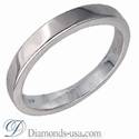 2 mm Solid Flat Wedding Band