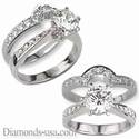 Designers line bridal ring sets