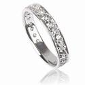 3mm Wedding band with 0.65 Carat round diamonds 