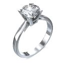Cathedral engagement ring