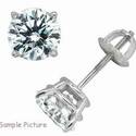 Half a carat Diamond earring studs