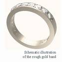 1 carat seven diamonds wedding or anniversary ring
