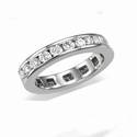1.25 carats Round diamonds eternity band