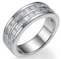 Caree diamonds wedding ring