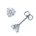 Martini round diamonds earring studs