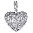 110 micro Pave set diamonds pendant