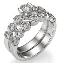 3/4 carat Bridal set,Tiffany replica