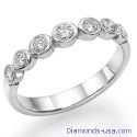 Tiffany replica wedding or anniversary ring, 0.35 carats