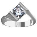 Solid Tension engagement ring