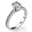 All Pave engagement ring