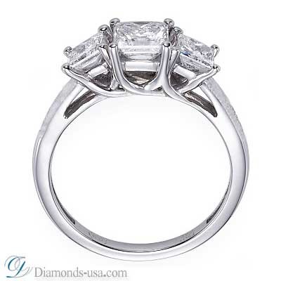 The Lucida replica 3 stone diamond ring