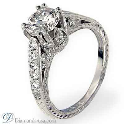 Picture of diamonds ring. Imagen del anillo de diamantes