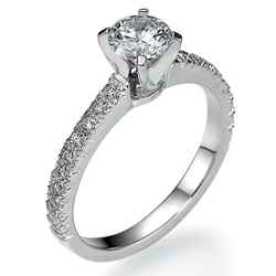 All Pave engagement ring