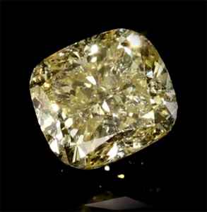 1.19 Carats, Cushion Diamond with Very Good Cut, Fancy Yellow Color, SI2 Clarity and Certified By EGS/EGL